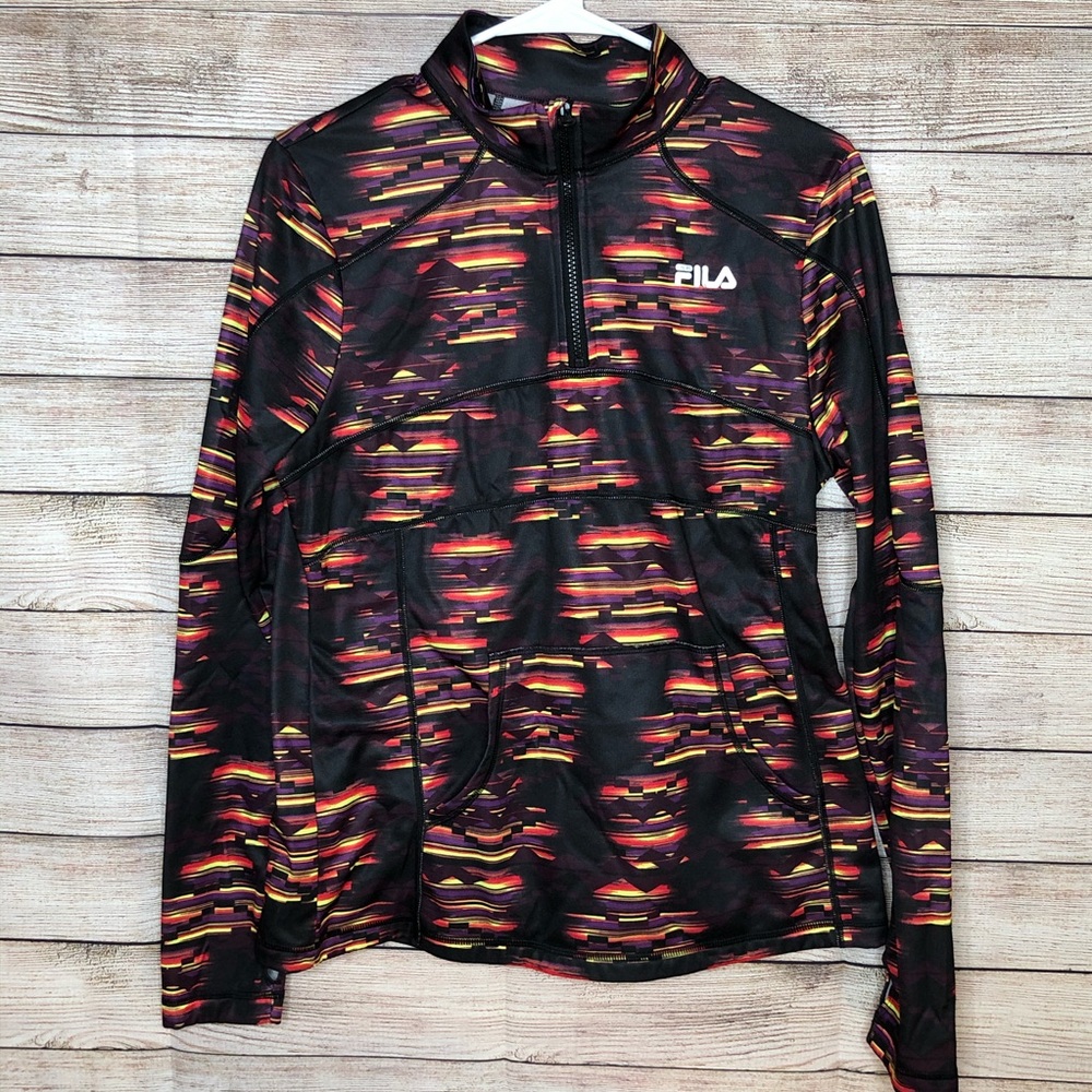 Fila Athletic Half Zip Pullover size L